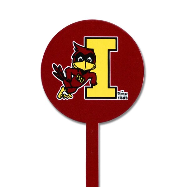 Authentic Street Signs Leaning Cy Cardinal Steel Garden Stake
